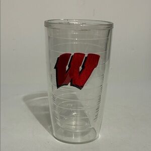 Wisconsin Tervis Tumbler with Red "W" Logo 16oz